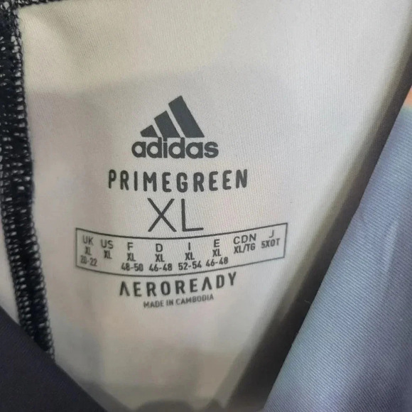 Adidas x Zoe Saldana Feelbrilliant‎ AEROREADY 3/4 Printed Sport Tights Size XL - Picture 4 of 6